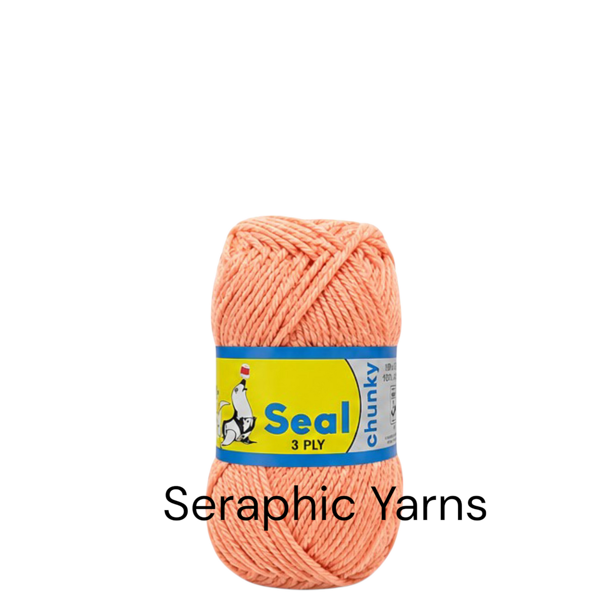 Seal Chunky 3Ply Acrylic Yarn 100g per ball (1PC)