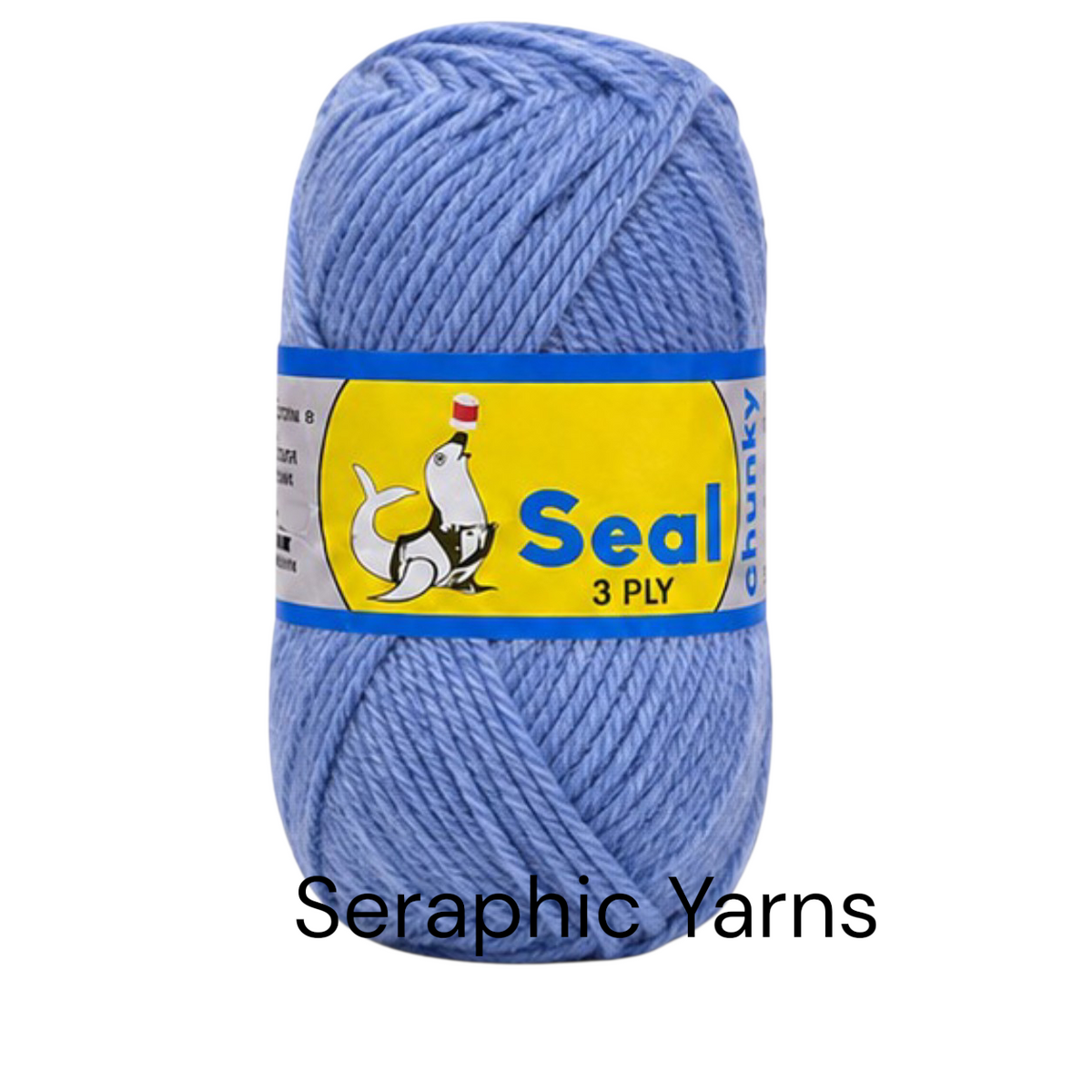 Seal Chunky 3Ply Acrylic Yarn 100g per ball (1PC)