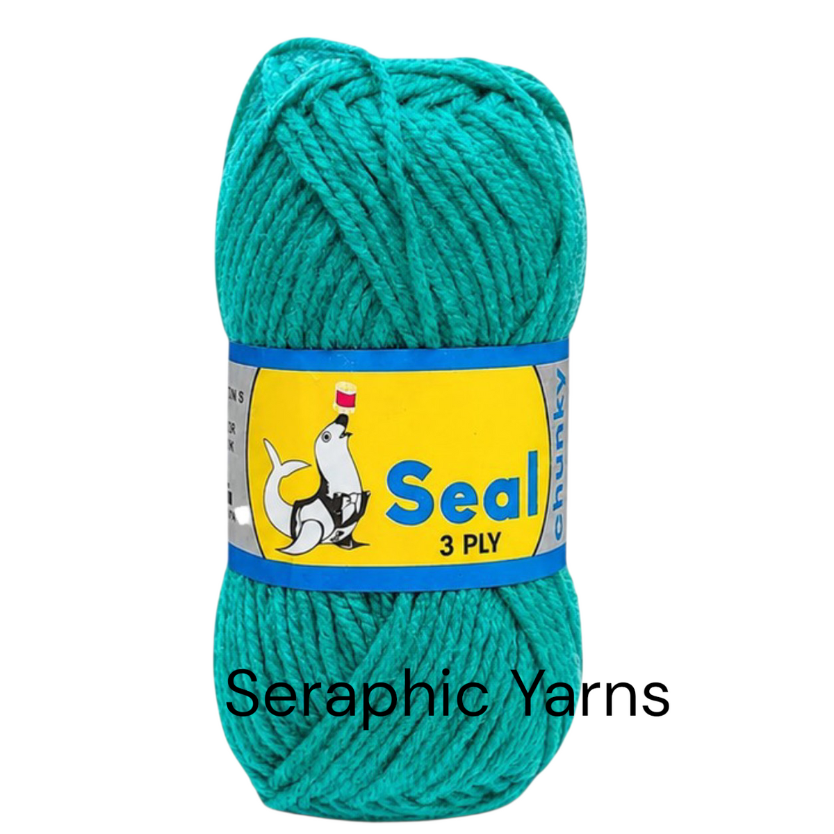 Seal Chunky 3Ply Acrylic Yarn 100g per ball (1PC)