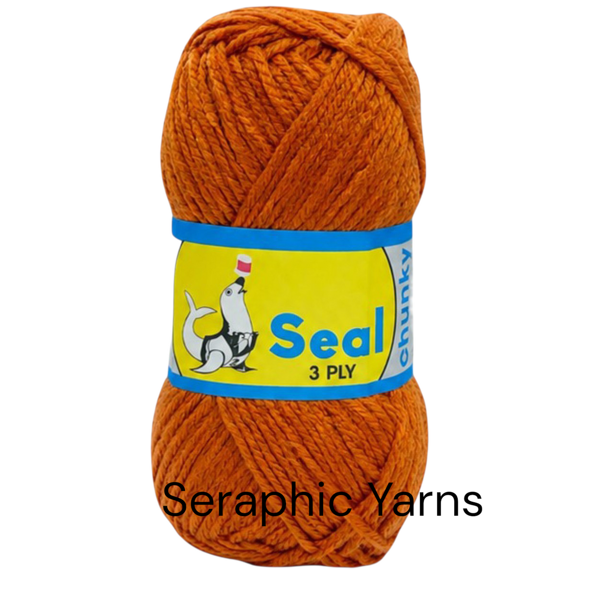Seal Chunky 3Ply Acrylic Yarn 100g per ball (1PC)