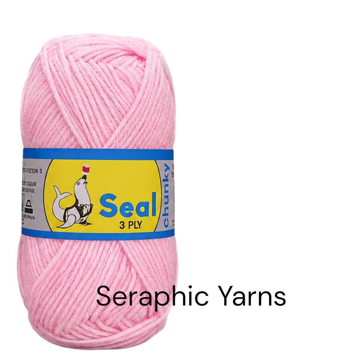 Seal Chunky 3Ply Acrylic Yarn 100g per ball (1PC)