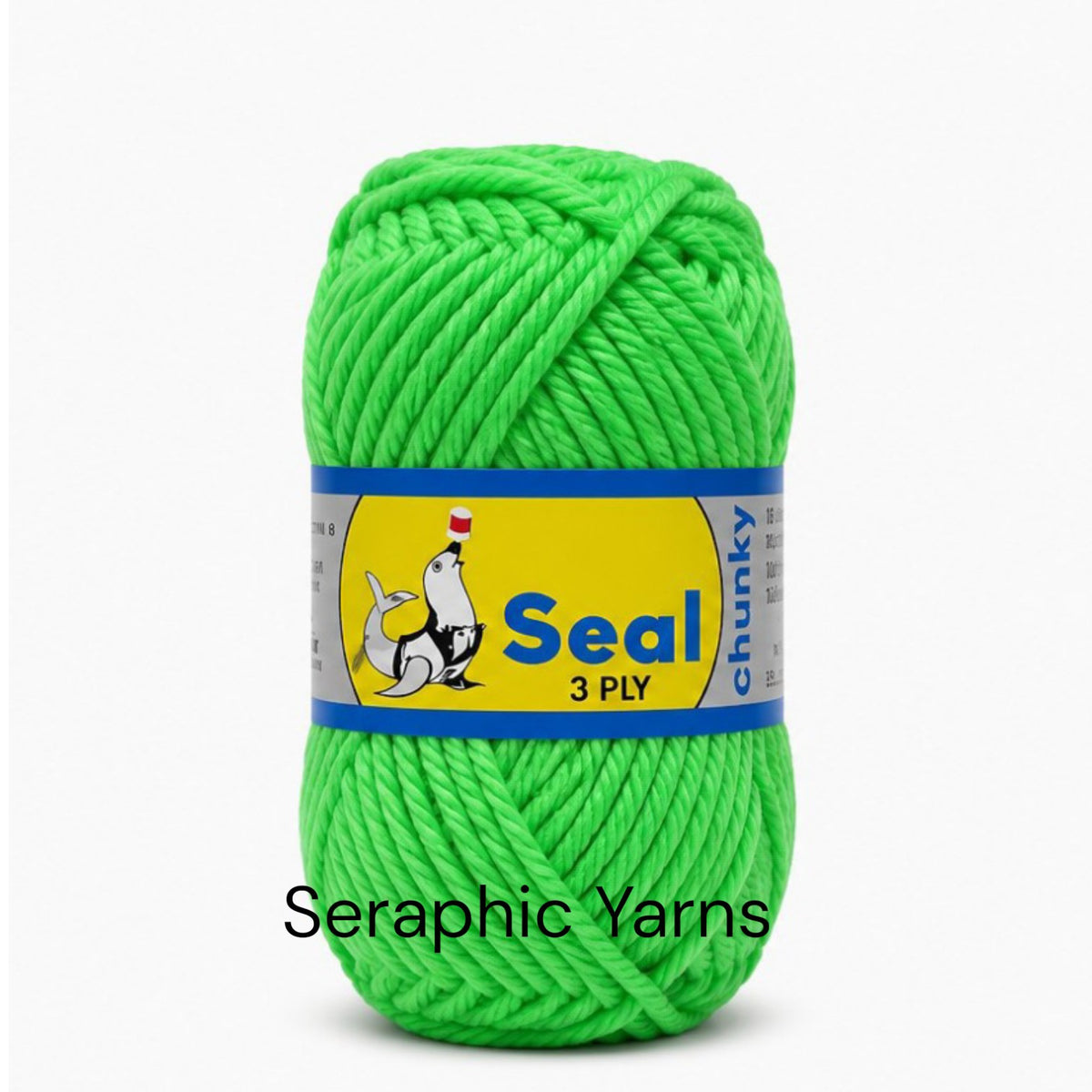 Seal Chunky 3Ply Acrylic Yarn 100g per ball (1PC)