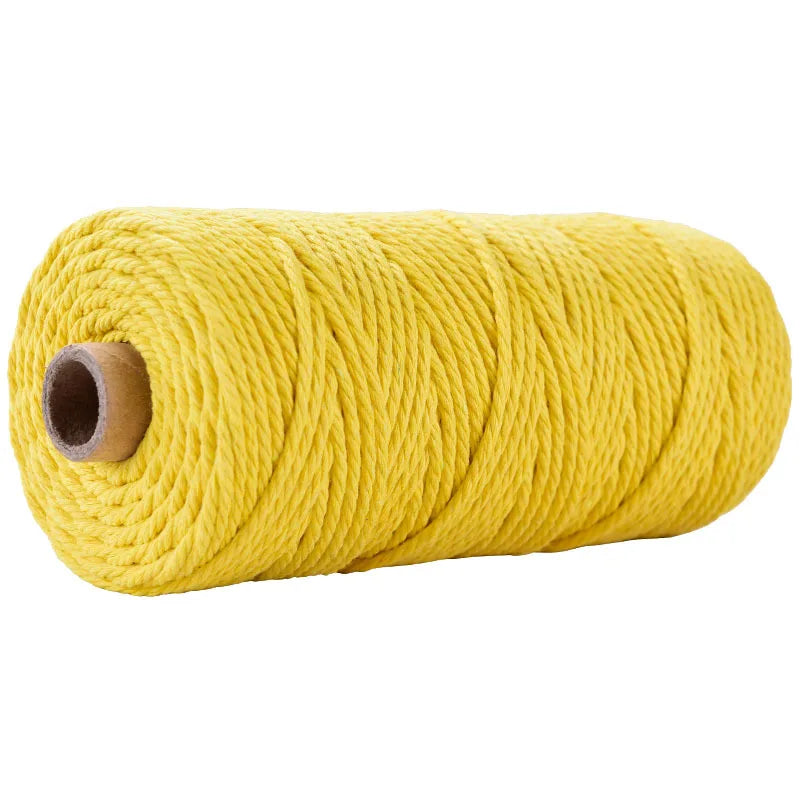 1 Roll 5mm Macramé Cotton Cord 100m – Natural Craft Rope for Macrame, DIY & Coastal Crafts in Kenya
