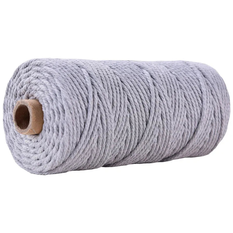 1 Roll 5mm Macramé Cotton Cord 100m – Natural Craft Rope for Macrame, DIY & Coastal Crafts in Kenya