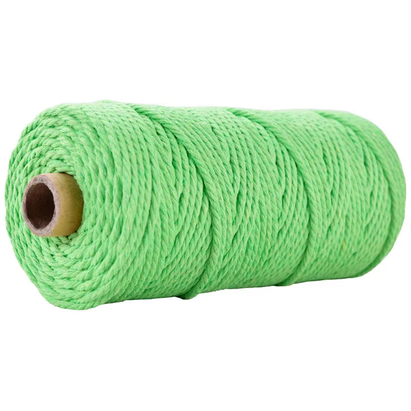 1 Roll 5mm Macramé Cotton Cord 100m – Natural Craft Rope for Macrame, DIY & Coastal Crafts in Kenya
