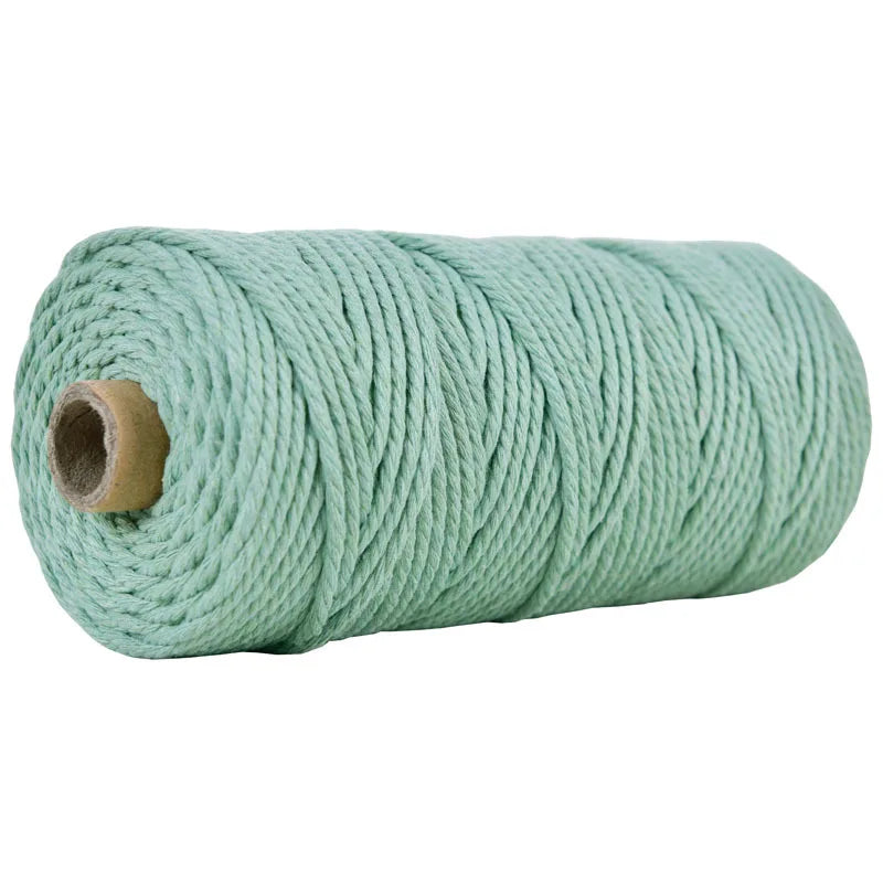 1 Roll 5mm Macramé Cotton Cord 100m – Natural Craft Rope for Macrame, DIY & Coastal Crafts in Kenya