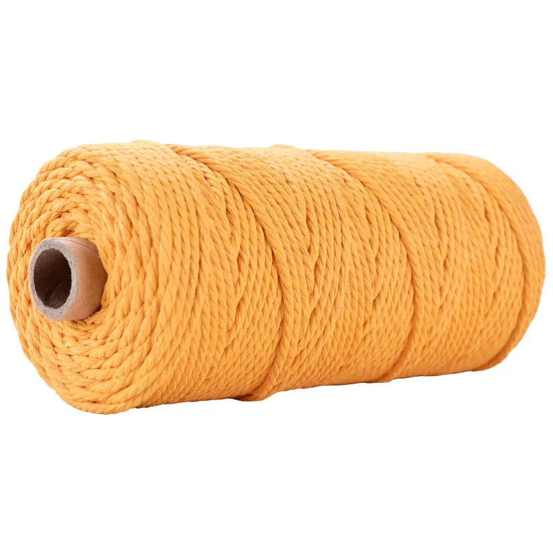 1 Roll 5mm Macramé Cotton Cord 100m – Natural Craft Rope for Macrame, DIY & Coastal Crafts in Kenya
