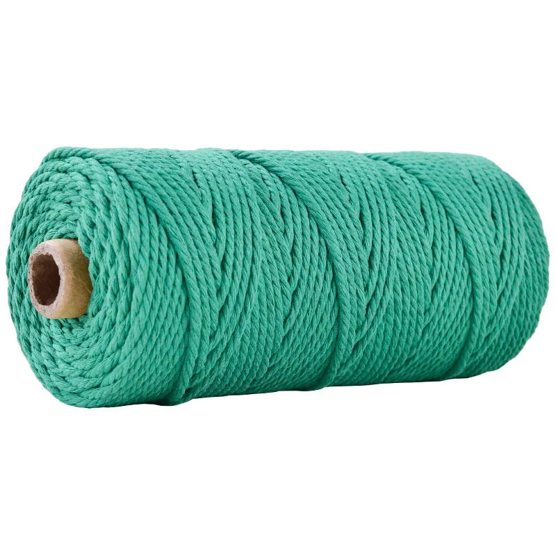 1 Roll 5mm Macramé Cotton Cord 100m – Natural Craft Rope for Macrame, DIY & Coastal Crafts in Kenya
