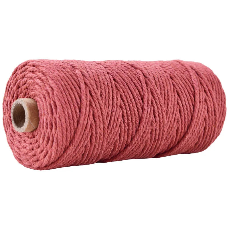 1 Roll 5mm Macramé Cotton Cord 100m – Natural Craft Rope for Macrame, DIY & Coastal Crafts in Kenya