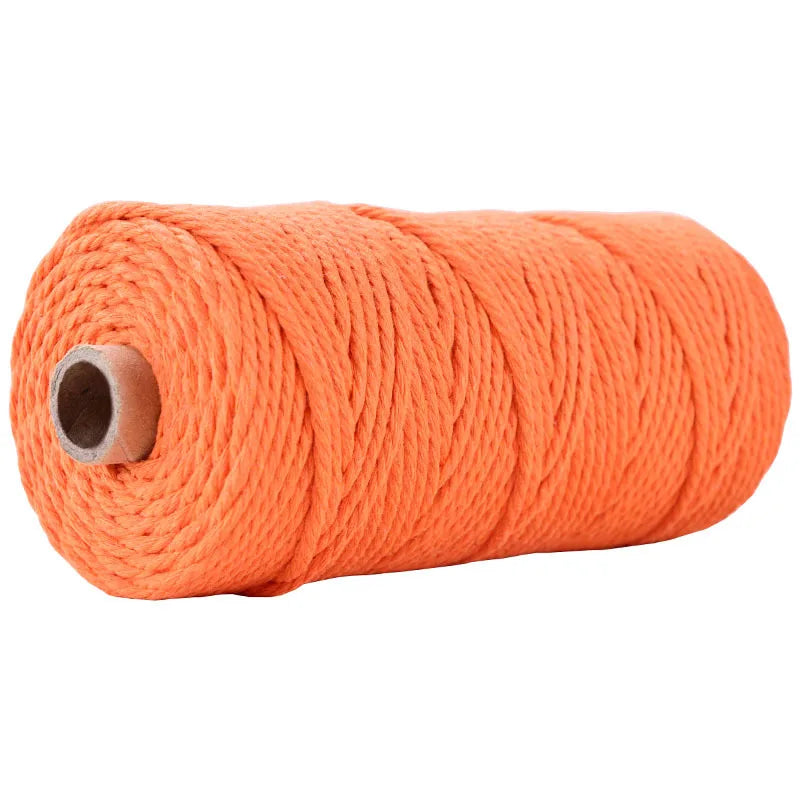 1 Roll 5mm Macramé Cotton Cord 100m – Natural Craft Rope for Macrame, DIY & Coastal Crafts in Kenya
