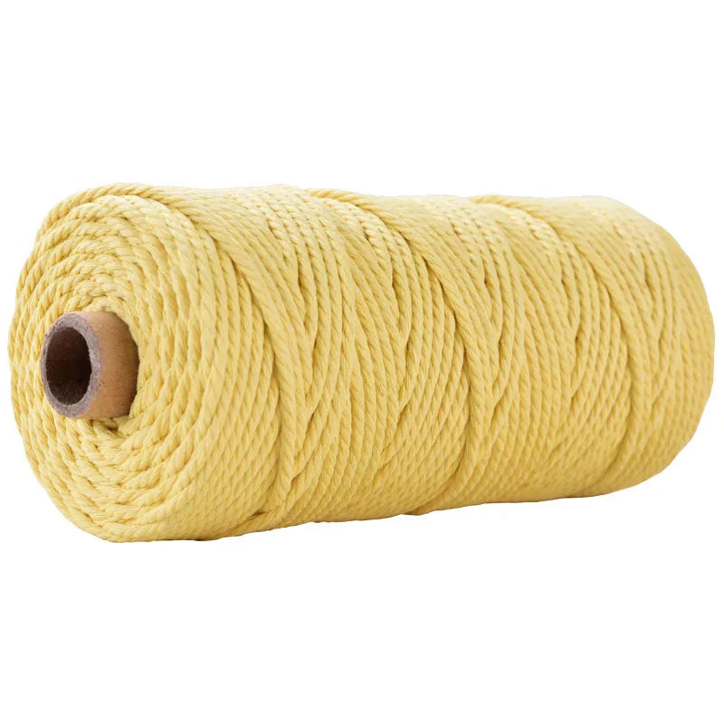 1 Roll 5mm Macramé Cotton Cord 100m – Natural Craft Rope for Macrame, DIY & Coastal Crafts in Kenya