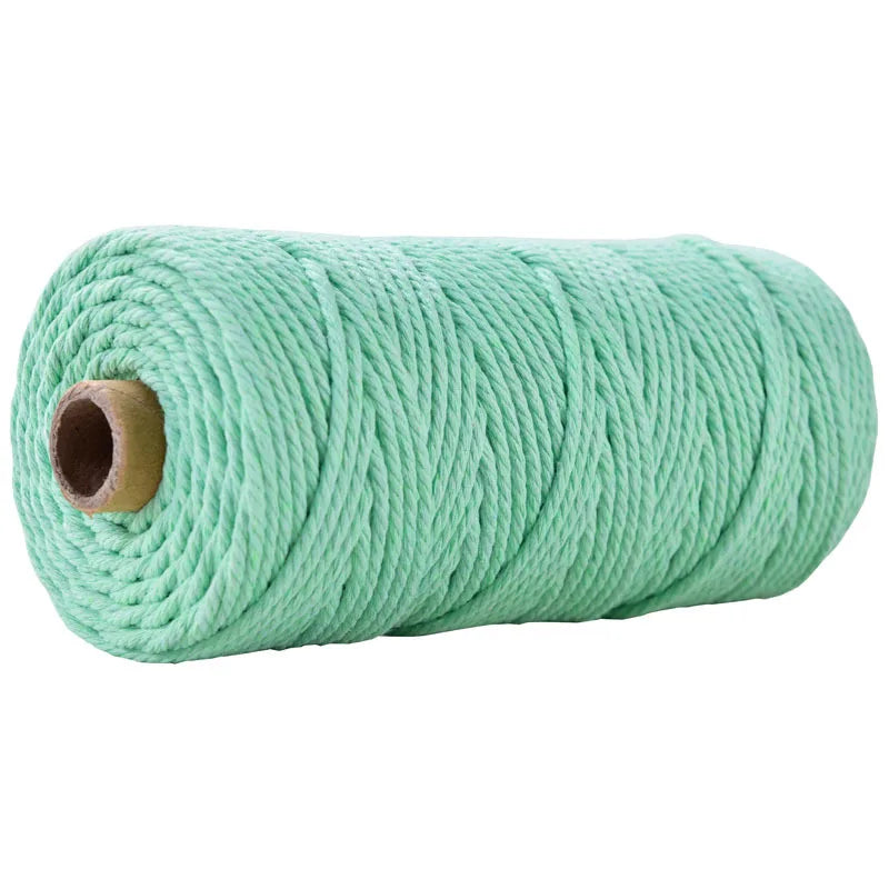1 Roll 5mm Macramé Cotton Cord 100m – Natural Craft Rope for Macrame, DIY & Coastal Crafts in Kenya
