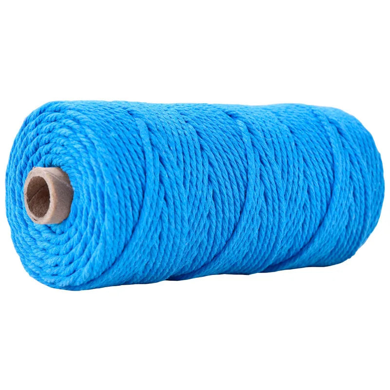 1 Roll 5mm Macramé Cotton Cord 100m – Natural Craft Rope for Macrame, DIY & Coastal Crafts in Kenya