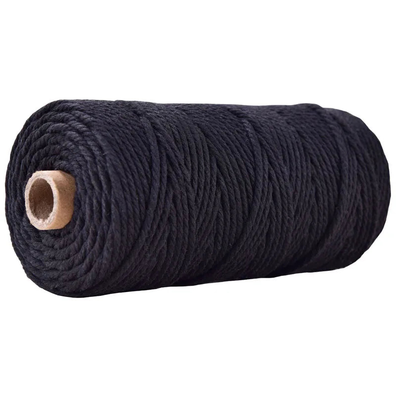 1 Roll 5mm Macramé Cotton Cord 100m – Natural Craft Rope for Macrame, DIY & Coastal Crafts in Kenya