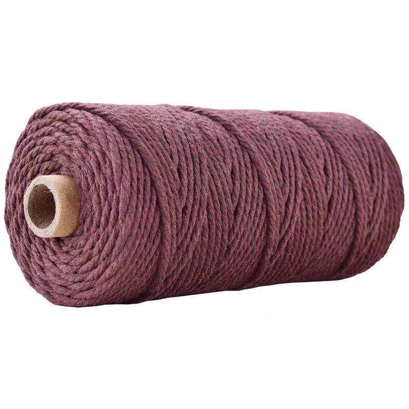 1 Roll 5mm Macramé Cotton Cord 100m – Natural Craft Rope for Macrame, DIY & Coastal Crafts in Kenya
