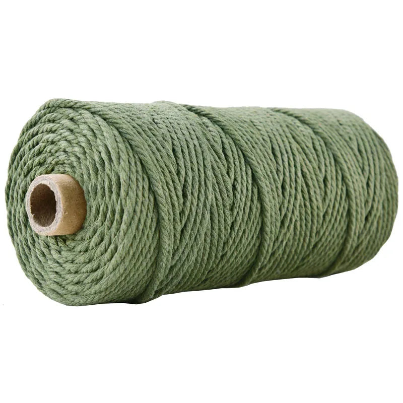 1 Roll 5mm Macramé Cotton Cord 100m – Natural Craft Rope for Macrame, DIY & Coastal Crafts in Kenya