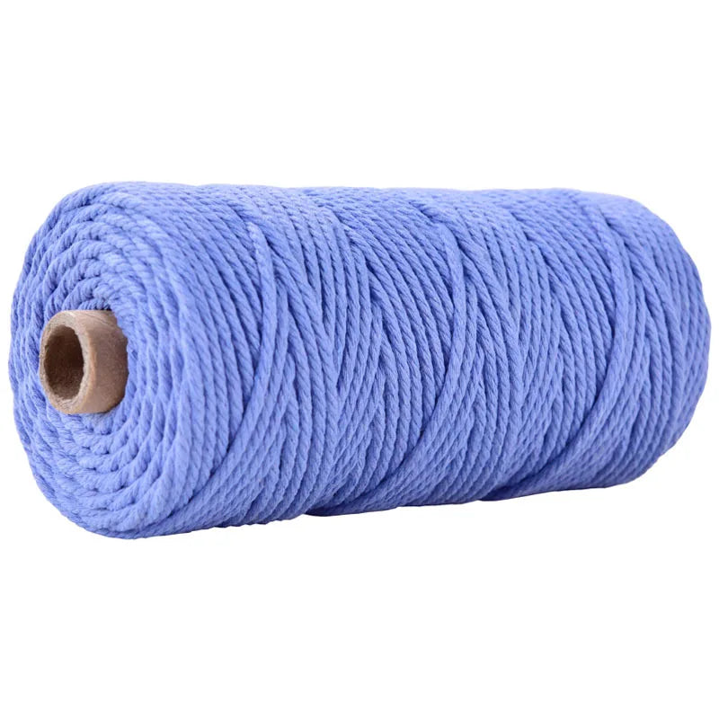 1 Roll 5mm Macramé Cotton Cord 100m – Natural Craft Rope for Macrame, DIY & Coastal Crafts in Kenya