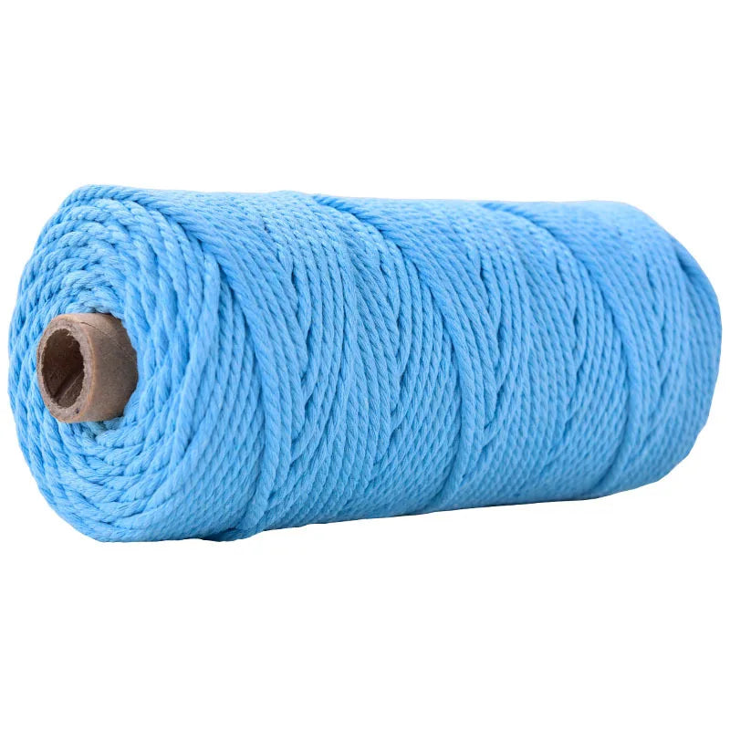 1 Roll 5mm Macramé Cotton Cord 100m – Natural Craft Rope for Macrame, DIY & Coastal Crafts in Kenya