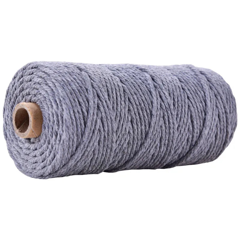 1 Roll 5mm Macramé Cotton Cord 100m – Natural Craft Rope for Macrame, DIY & Coastal Crafts in Kenya