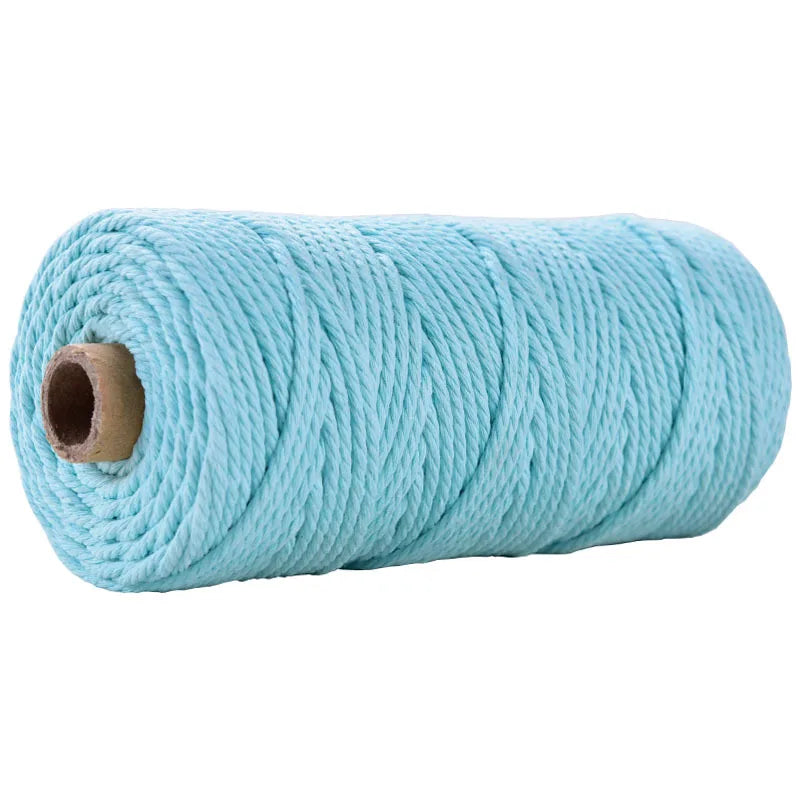 1 Roll 5mm Macramé Cotton Cord 100m – Natural Craft Rope for Macrame, DIY & Coastal Crafts in Kenya