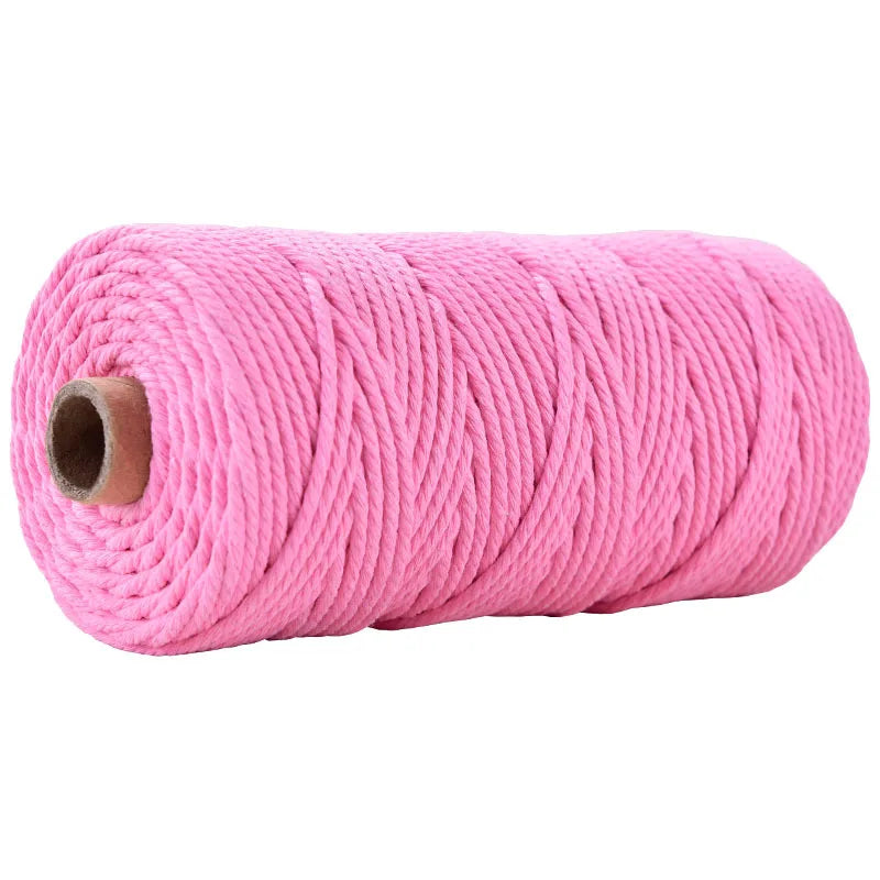 1 Roll 5mm Macramé Cotton Cord 100m – Natural Craft Rope for Macrame, DIY & Coastal Crafts in Kenya