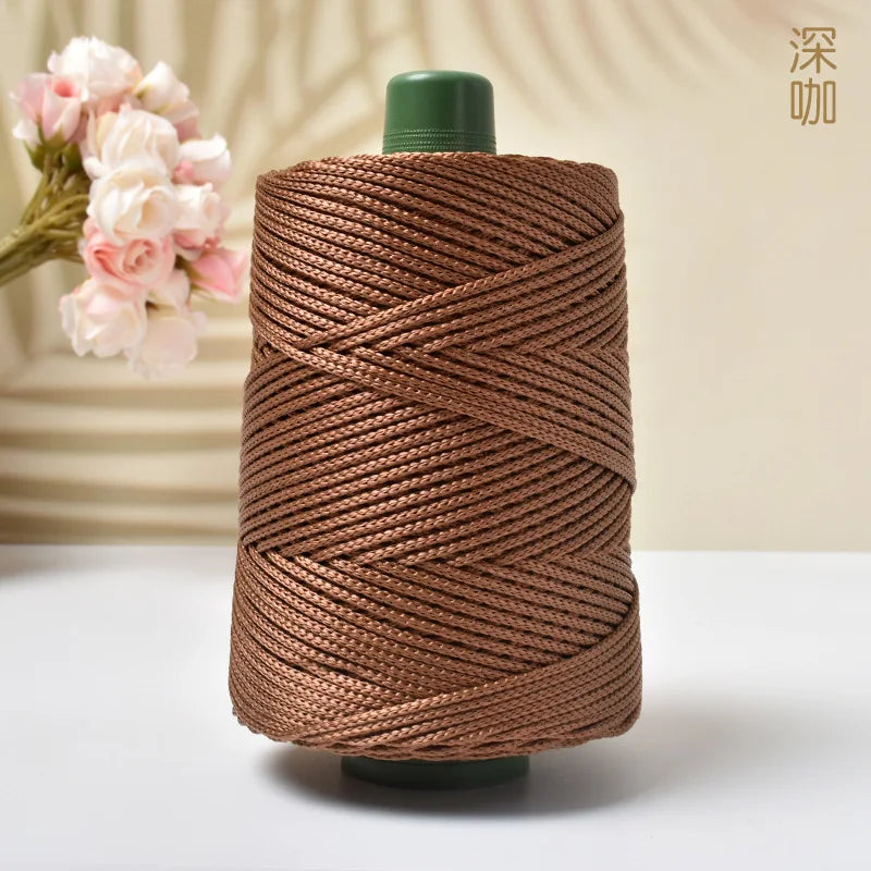 Polyester Yarn 500g for Crochet Bags, Totes & Accessories – Strong Bag-Making Yarn for Crochet Projects in Kenya