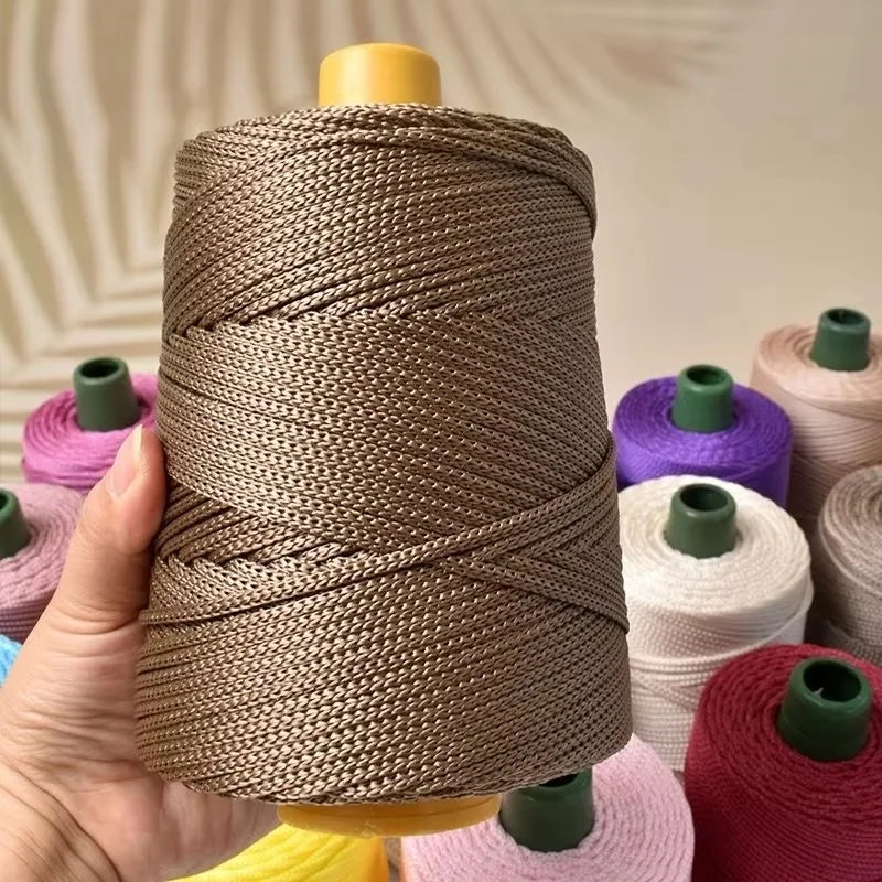 Polyester Yarn 500g for Crochet Bags, Totes & Accessories – Strong Bag-Making Yarn for Crochet Projects in Kenya