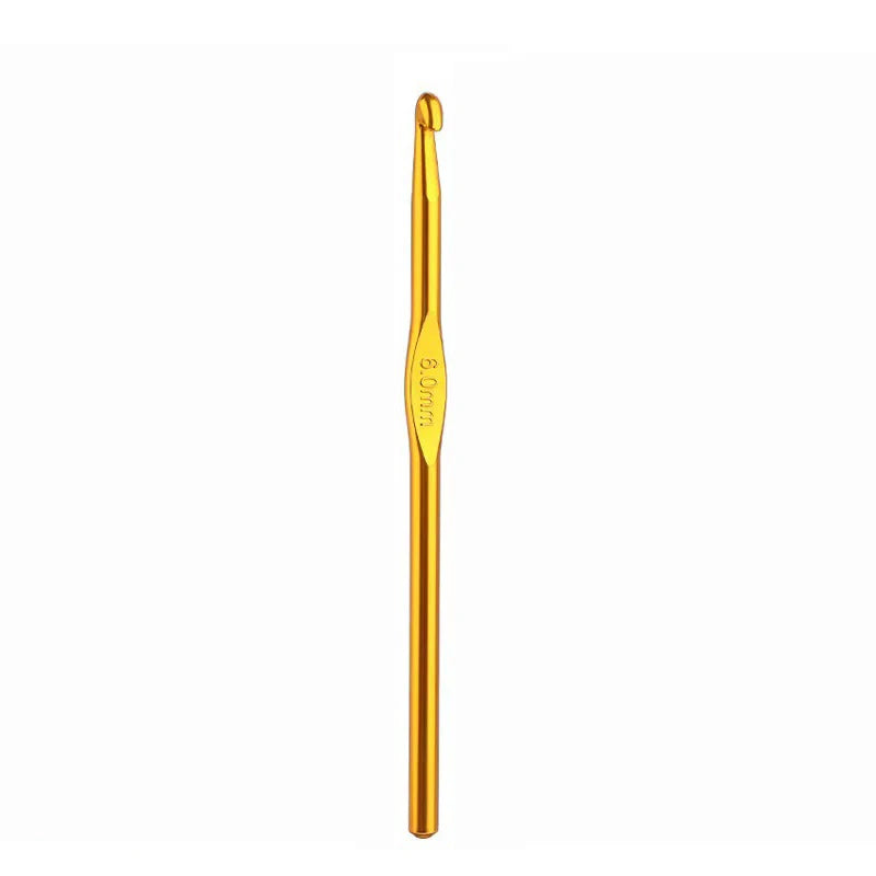 Metallic Crochet Hooks 2mm–10mm  Random Color
