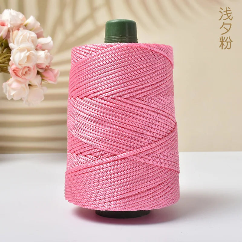 Polyester Yarn 500g for Crochet Bags, Totes & Accessories – Strong Bag-Making Yarn for Crochet Projects in Kenya