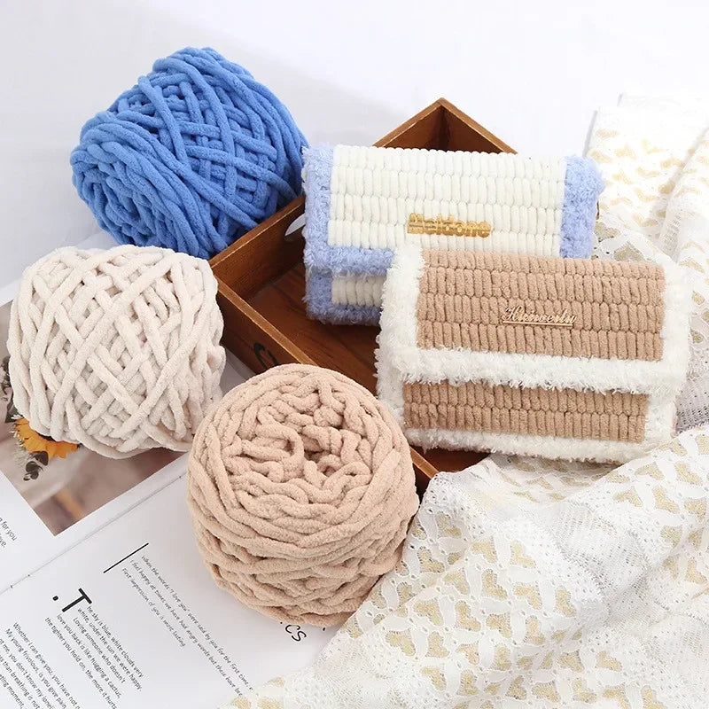 Chenille Yarn for Crochet and Knitting | Soft Plush Yarn in Nairobi, Kenya | Seraphic Yarns 100g