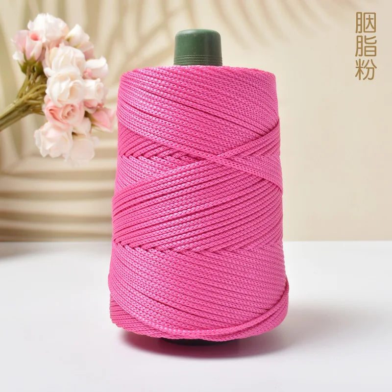 Polyester Yarn 500g for Crochet Bags, Totes & Accessories – Strong Bag-Making Yarn for Crochet Projects in Kenya