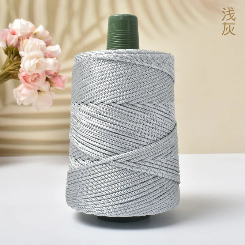 Polyester Yarn 500g for Crochet Bags, Totes & Accessories – Strong Bag-Making Yarn for Crochet Projects in Kenya