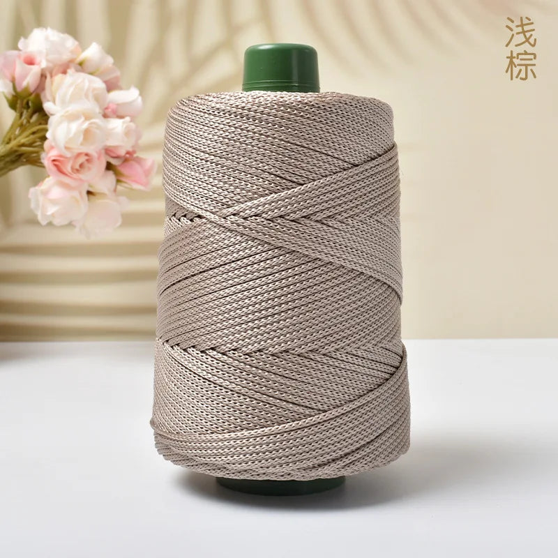 Polyester Yarn 500g for Crochet Bags, Totes & Accessories – Strong Bag-Making Yarn for Crochet Projects in Kenya
