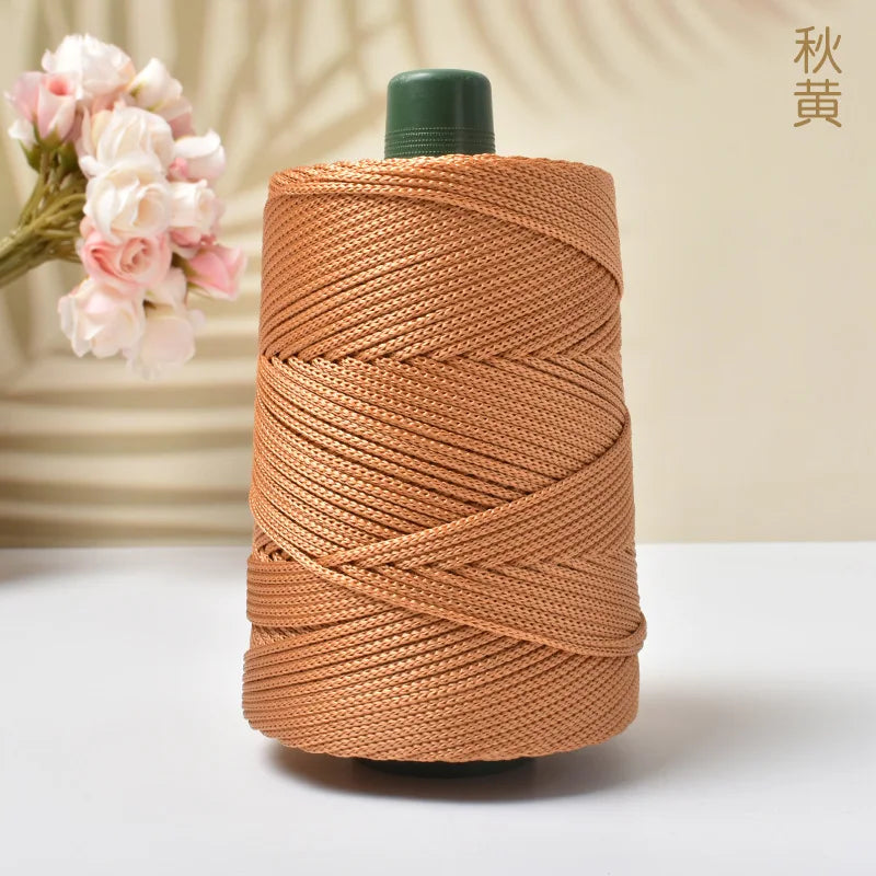 Polyester Yarn 500g for Crochet Bags, Totes & Accessories – Strong Bag-Making Yarn for Crochet Projects in Kenya