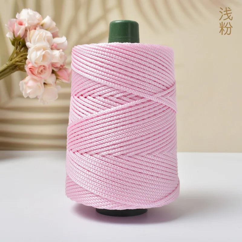 Polyester Yarn 500g for Crochet Bags, Totes & Accessories – Strong Bag-Making Yarn for Crochet Projects in Kenya
