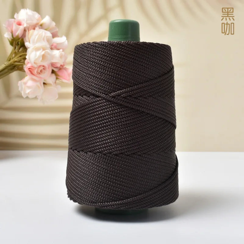 Polyester Yarn 500g for Crochet Bags, Totes & Accessories – Strong Bag-Making Yarn for Crochet Projects in Kenya