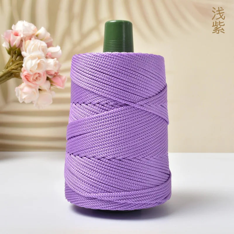 Polyester Yarn 500g for Crochet Bags, Totes & Accessories – Strong Bag-Making Yarn for Crochet Projects in Kenya