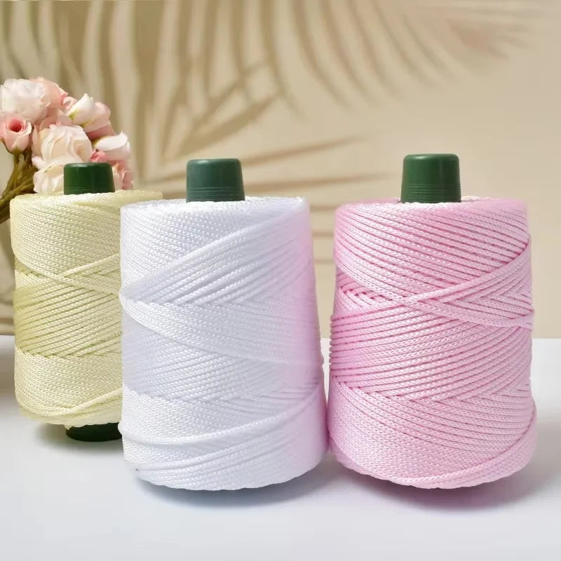Polyester Yarn 500g for Crochet Bags, Totes & Accessories – Strong Bag-Making Yarn for Crochet Projects in Kenya