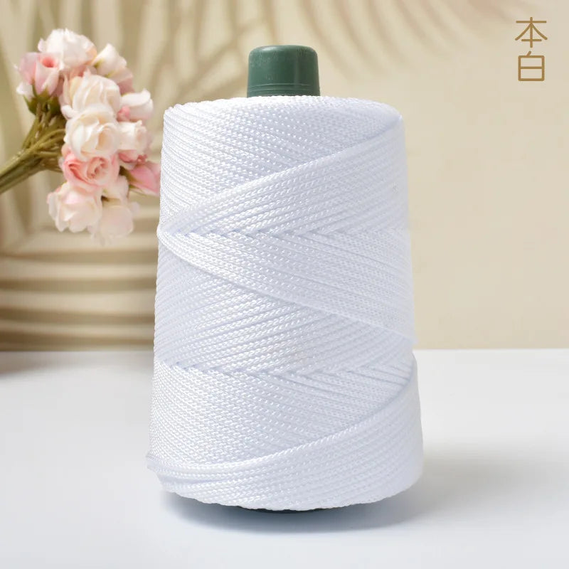 Polyester Yarn 500g for Crochet Bags, Totes & Accessories – Strong Bag-Making Yarn for Crochet Projects in Kenya