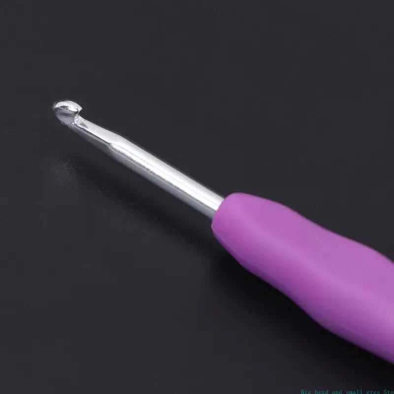 Crochet Hooks with Rubber Handle 2mm–8mm | Ergonomic Crochet Needles for Beginners and Professionals | Random Color | Kenya