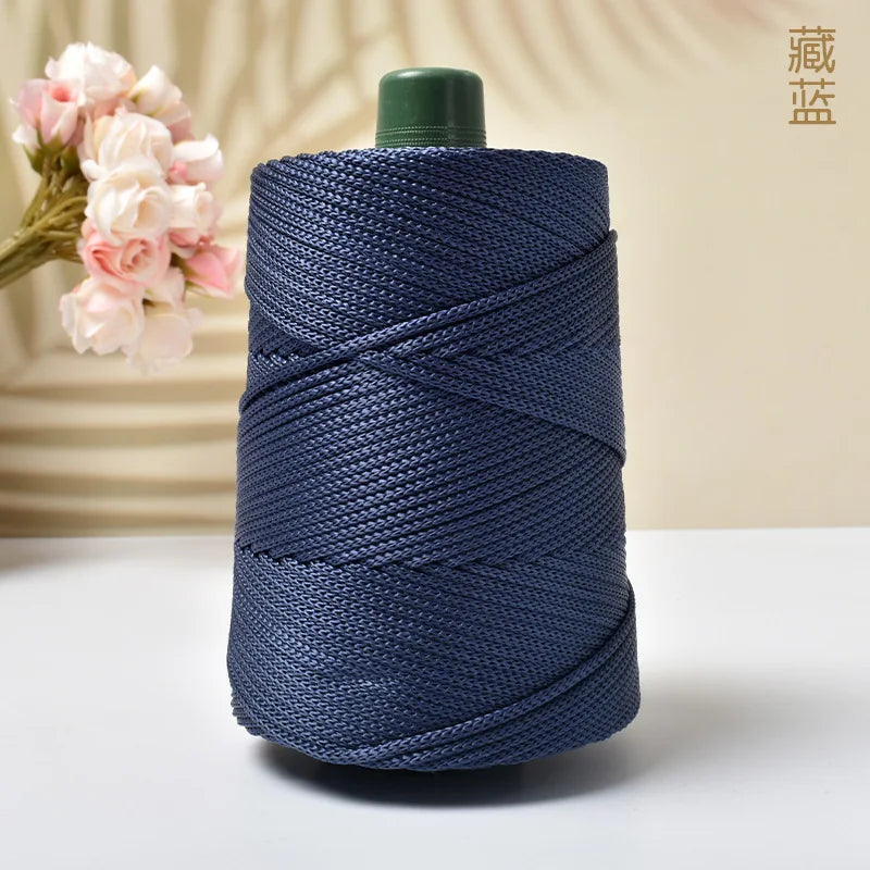 Polyester Yarn 500g for Crochet Bags, Totes & Accessories – Strong Bag-Making Yarn for Crochet Projects in Kenya