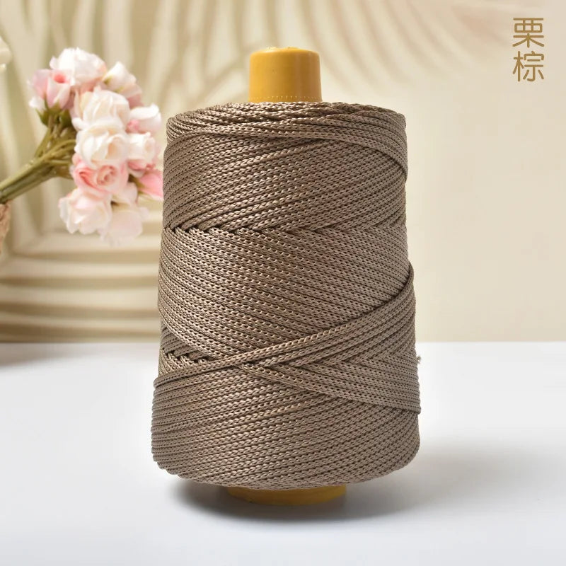 Polyester Yarn 500g for Crochet Bags, Totes & Accessories – Strong Bag-Making Yarn for Crochet Projects in Kenya
