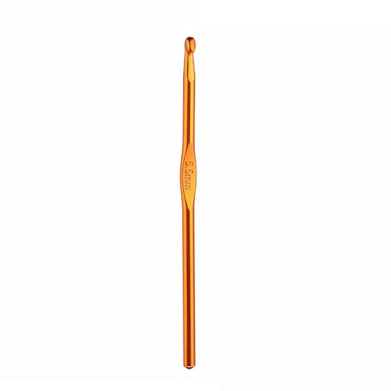 Metallic Crochet Hooks 2mm–10mm  Random Color