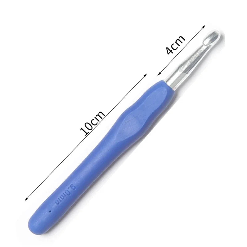 9-Piece Crochet Hook Set 2mm–6mm | Random Color|Crochet Needles for Beginners and Experienced Crafters