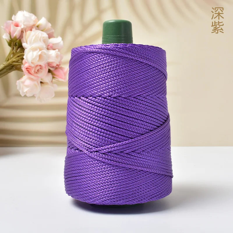 Polyester Yarn 500g for Crochet Bags, Totes & Accessories – Strong Bag-Making Yarn for Crochet Projects in Kenya