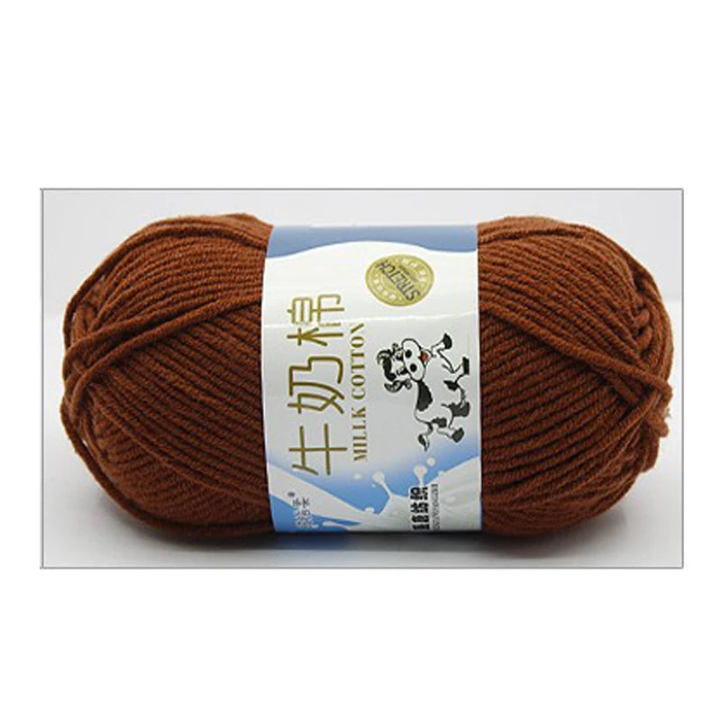 Milk Cotton Yarn 50g 5Ply 100% Cotton for Crochet & Knitting in Kenya