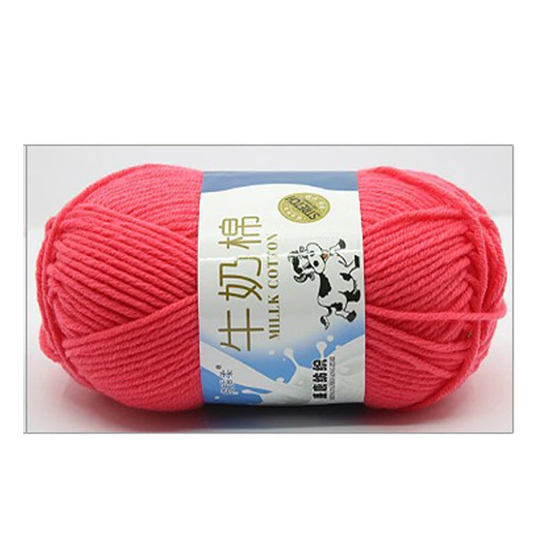 Milk Cotton Yarn 50g 5Ply 100% Cotton for Crochet & Knitting in Kenya