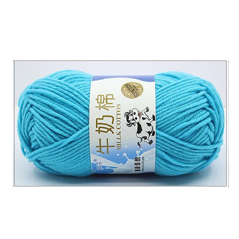 Milk Cotton Yarn 50g 5Ply 100% Cotton for Crochet & Knitting in Kenya
