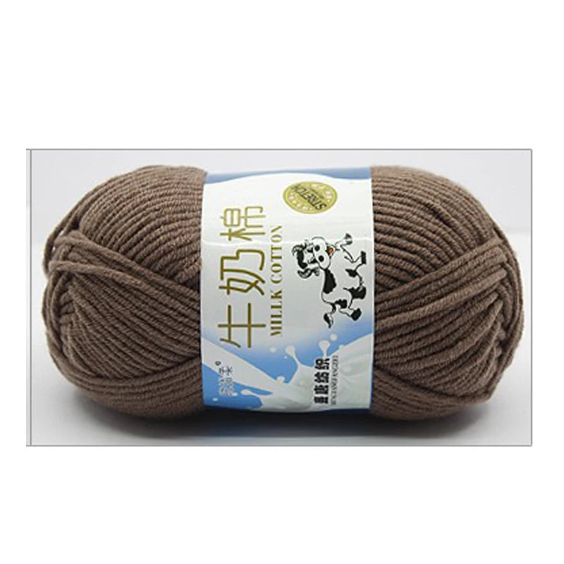 Milk Cotton Yarn 50g 5Ply 100% Cotton for Crochet & Knitting in Kenya