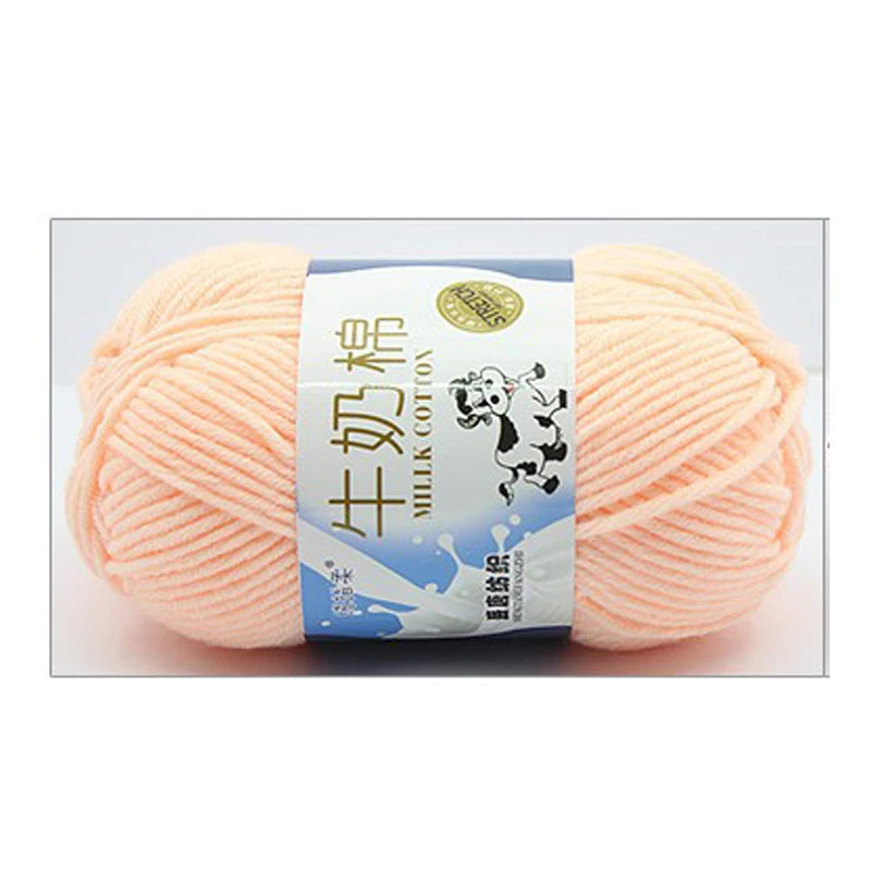 Milk Cotton Yarn 50g 5Ply 100% Cotton for Crochet & Knitting in Kenya